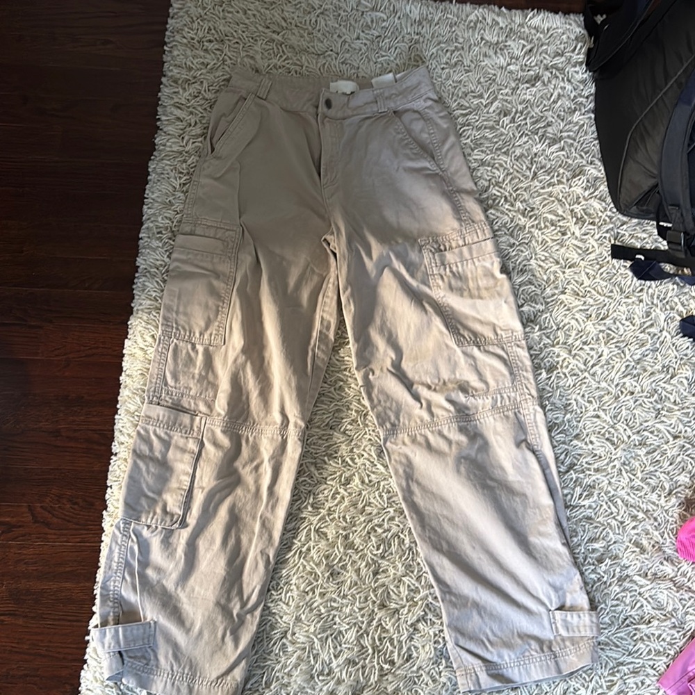 H&M Beige Cargo Pants